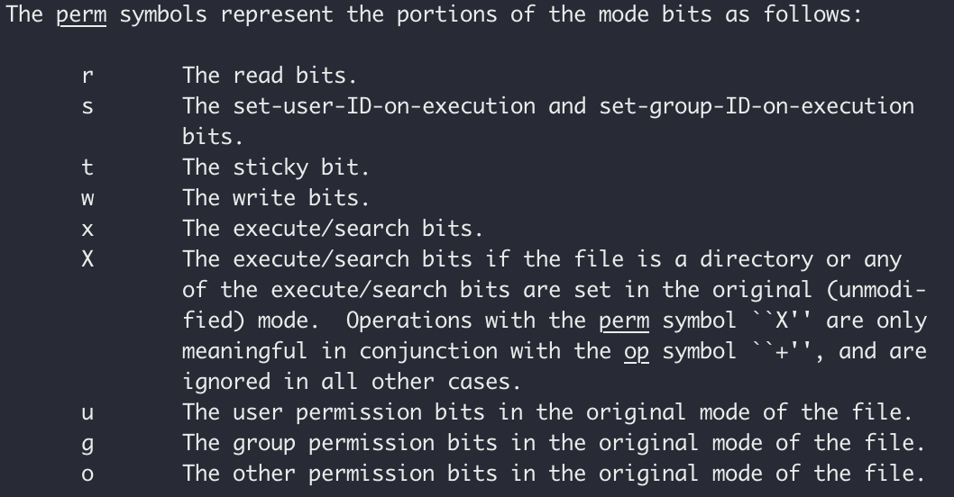 man chmod